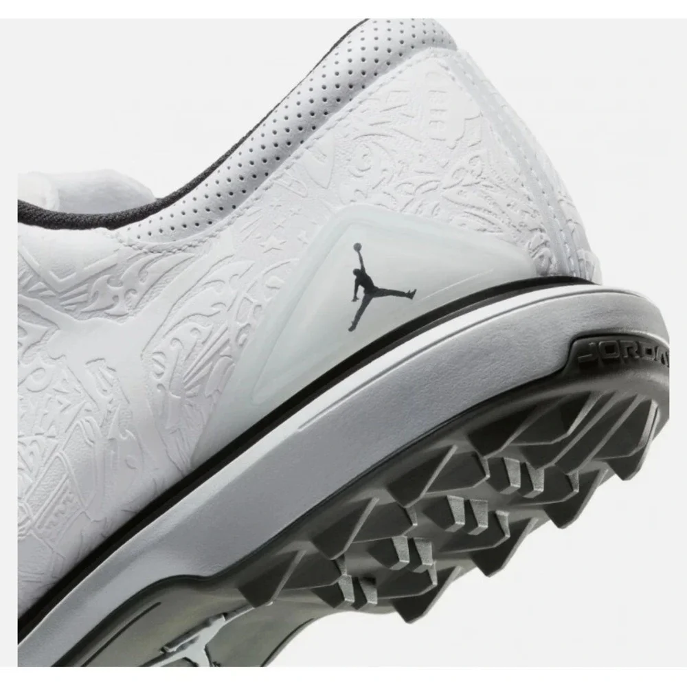 Nike Air Jordan ADG 5 'White Black Pure‎ Platinum' FQ6642-102 Men's Size 8